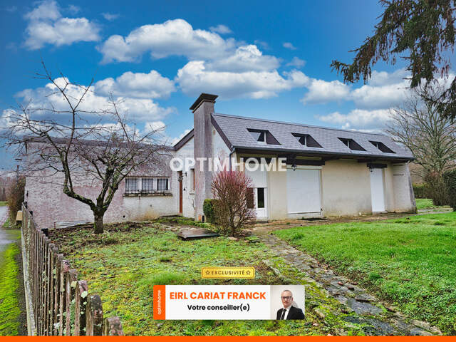MAISON D’ARCHITECTE DE PLAIN-PIED SUR 80 M² AVEC GARAGE L'ENSEMBLE SUR 2339 M² DE TERRAIN CLOS — photo du bien