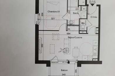 Appartement 2 pièces 183000 €