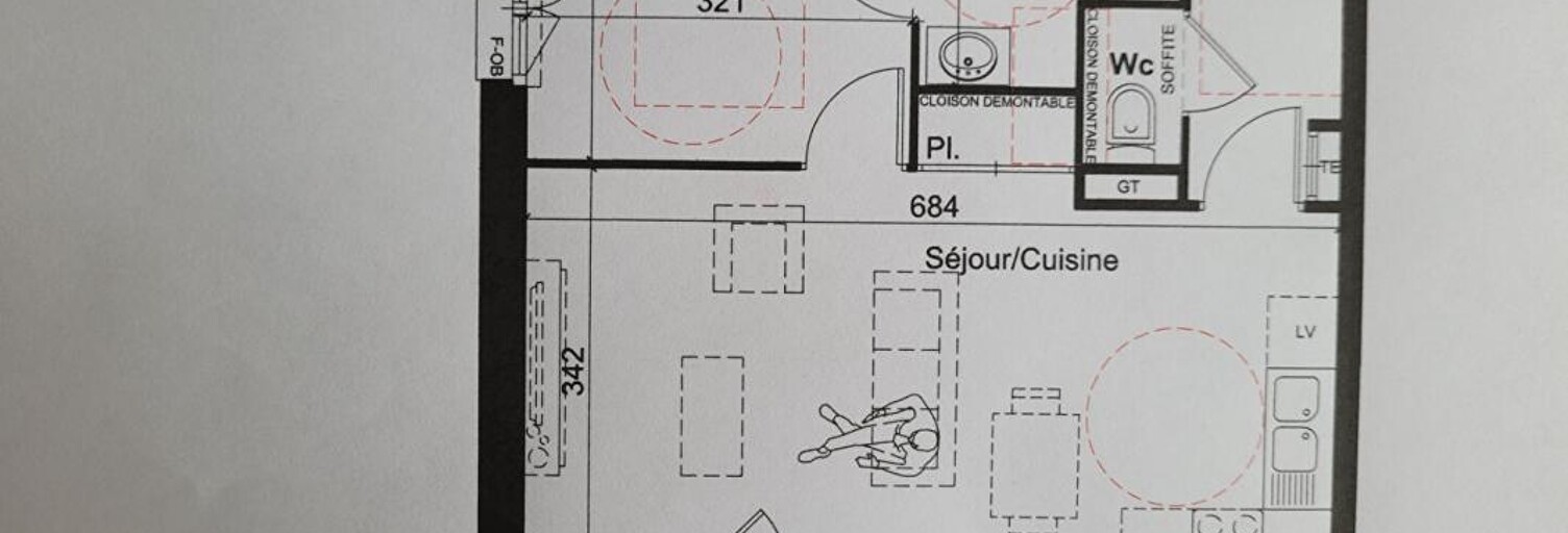 Appartement 2 Pièces 44 m² à vendre à Orchies (59310)