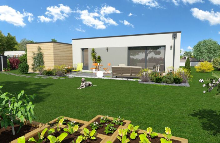 Projet de construction d'une maison 80 m² avec terrain à CHAMPIGNY EN ROCHEREAU (86) — photo 2