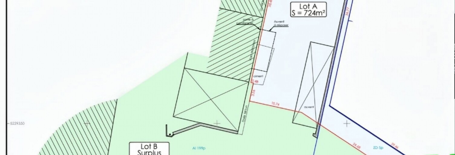 Terrain  724 m² à vendre à Séry-Magneval (60800)