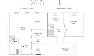 Appartement 3 Pièces 60 m² à vendre à Puiseaux (45390)