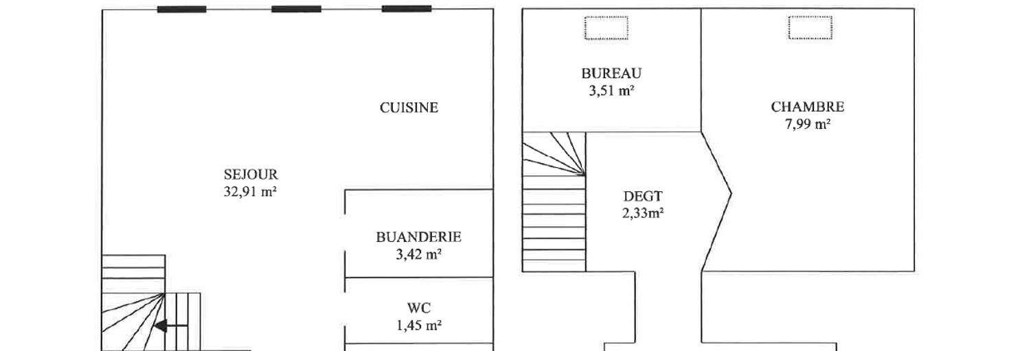 Appartement 3 Pièces 60 m² à vendre à Puiseaux (45390)