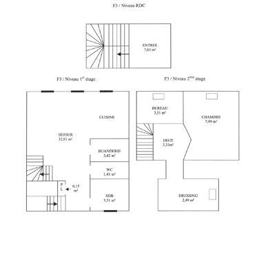 Appartement 3 pièces 79000 €