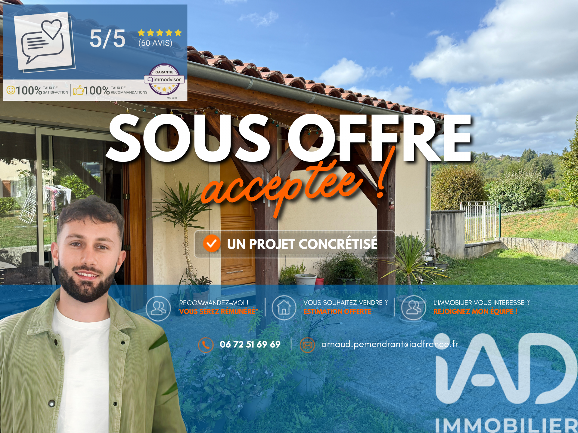 Maison à vendre, 3 pièces, 62 m², Sarlat-la-Canéda