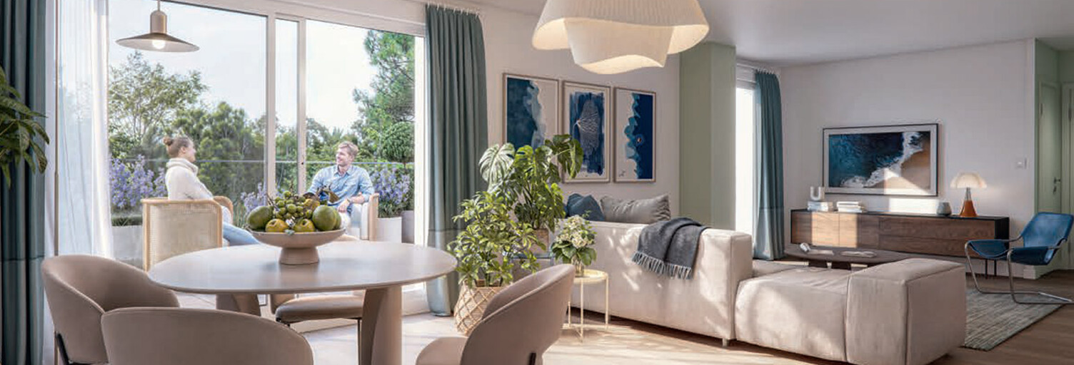 Appartement neuf T1, T2, T3, T4 Pièce 38 à 79 m² à vendre à Guidel (56520)