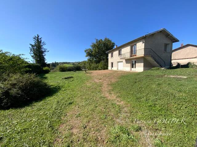 A SAINT GERMAIN LAVAL (42) MAISON  de 120 M2  avec terasse TERRAIN de 3 HA  et BATIMENT de 75 M2 — photo du bien