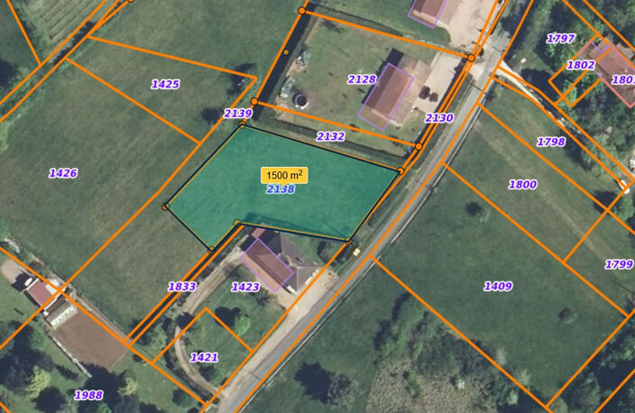 Terrain à vendre de 1 500,00 m² MILHAC DE NONTRON (24) - CU Opérationnel 03.2026 - Terrain plat — photo 3