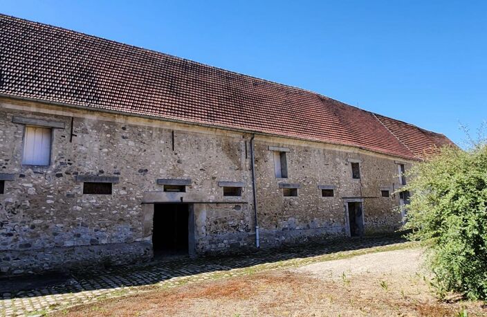 CHEVREVILLE (60) - Grange en pierre à aménager 164m² — photo 3