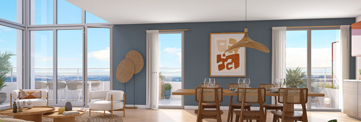 Appartement neuf T1, T2, T3, T4 Pièce 23 à 98 m² à vendre à Villenave-d'Ornon (33140)