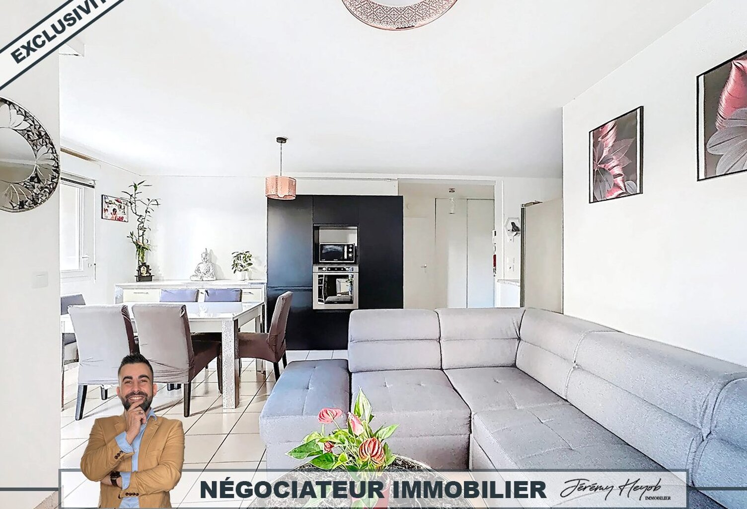 Superbe T4 de 74m² avec jardin privatif de 110m² à Saint-Prie — photo 1