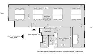 Bureau  70 m² à louer à Paris 11 (75011)