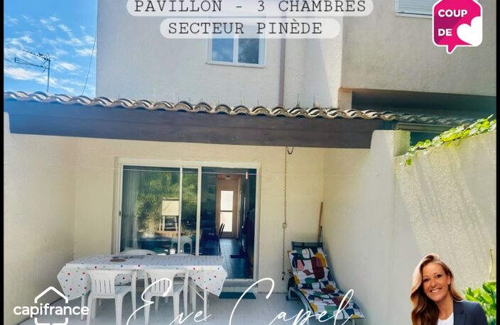 Maison à vendre 4 pièces LE CAP D'AGDE (34), Pavillon 3 chambres avec grand extérieur et double stationnement — photo 2