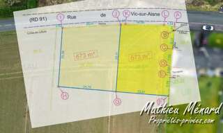 Terrain  673 m² à vendre à Soissons (02200)