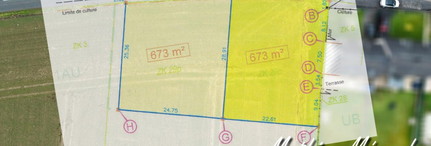 Terrain  673 m² à vendre à Soissons (02200)