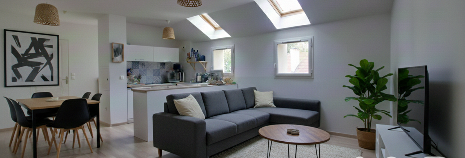 Appartement 2 Pièces 55 m² à vendre à Pontoise (95300)