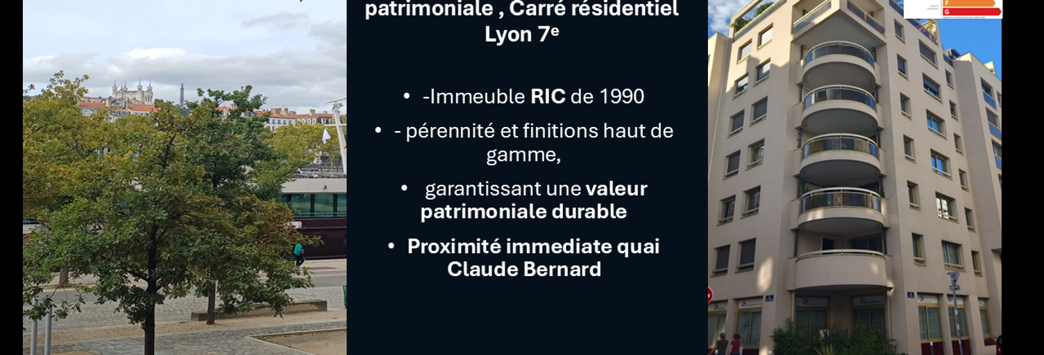 Appartement 80 m² en viager Lyon 7 (69007)