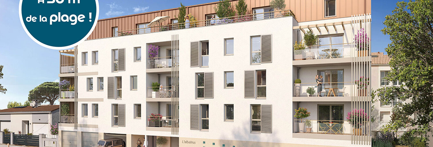 Appartement neuf T2, T3 Pièce 58 à 85 m² à vendre à Saint-Brevin-les-Pins (44250)