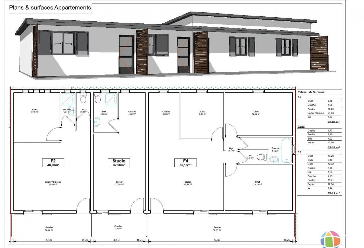 LOT DE 3 MAISONS A VENDRE ST-ANDRÉ CENTRE VILLE ILE DE LA RÉUNION — photo 1