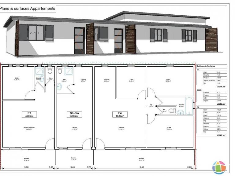 LOT DE 3 MAISONS A VENDRE ST-ANDRÉ CENTRE VILLE ILE DE LA RÉUNION — photo 1