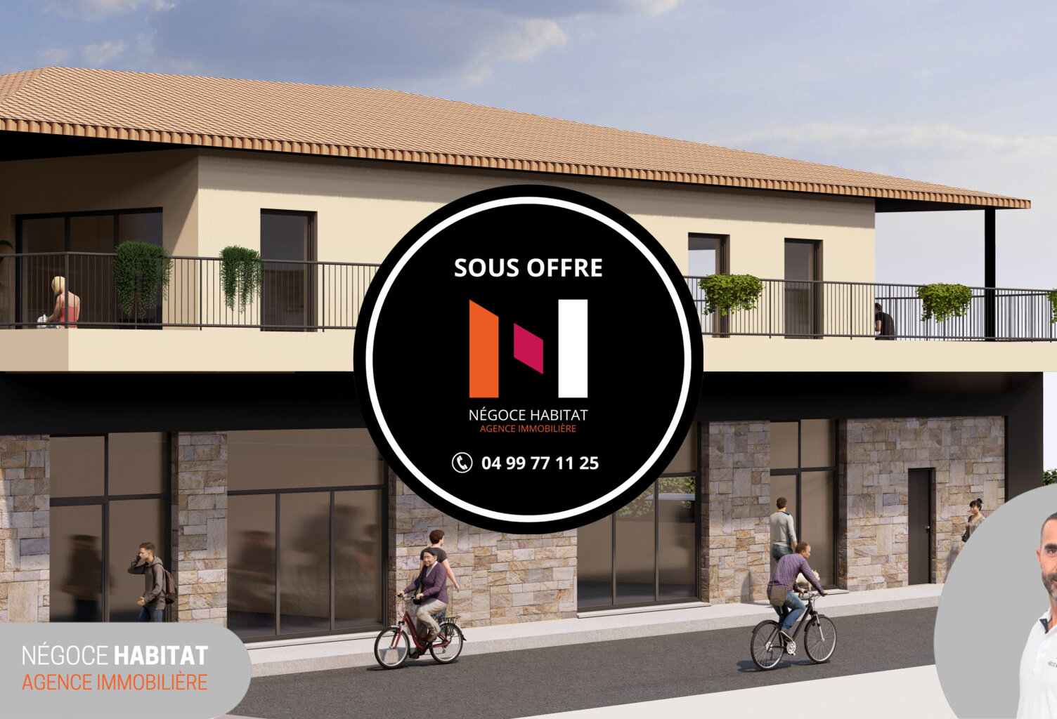 LAURET APPARTEMENT T3 DE 72M2 AVEC 22.52M2 DE TERRASSE + PAR — photo 1