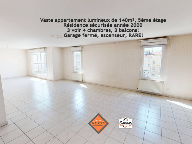 RARE! Appartement 5ème étage 142m², limite lyon 3,  garage compris! — photo 1