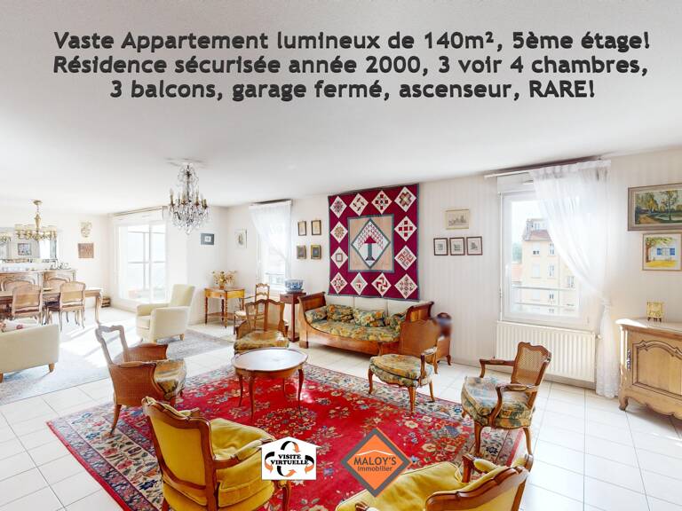 RARE! Appartement 5ème étage 142m², limite lyon 3,  garage compris! — photo 1