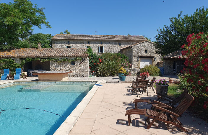 A Vendre GARD(30) - Proche Uzès : Magnifique mas P7 avec pis — photo 4