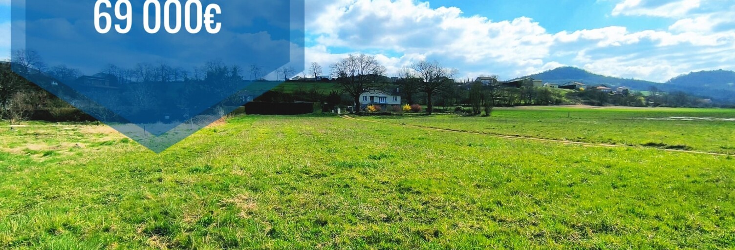 Terrain  2239 m² à vendre à Beaulieu (43800)