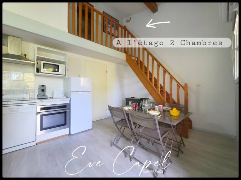Appartement à vendre 3 pièces LE CAP D'AGDE (34), DUPLEX T3 - 400 m des plages - Vendu Meublé - dans résidence avec Piscine & Ascenseur — photo 1