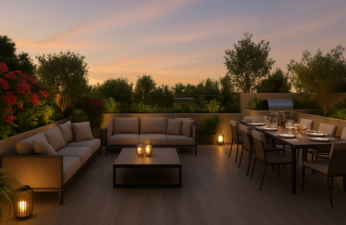 T4 DUPLEX STYLE VILLA SUR LE TOIT, TERRASSE 61M2 — photo 5