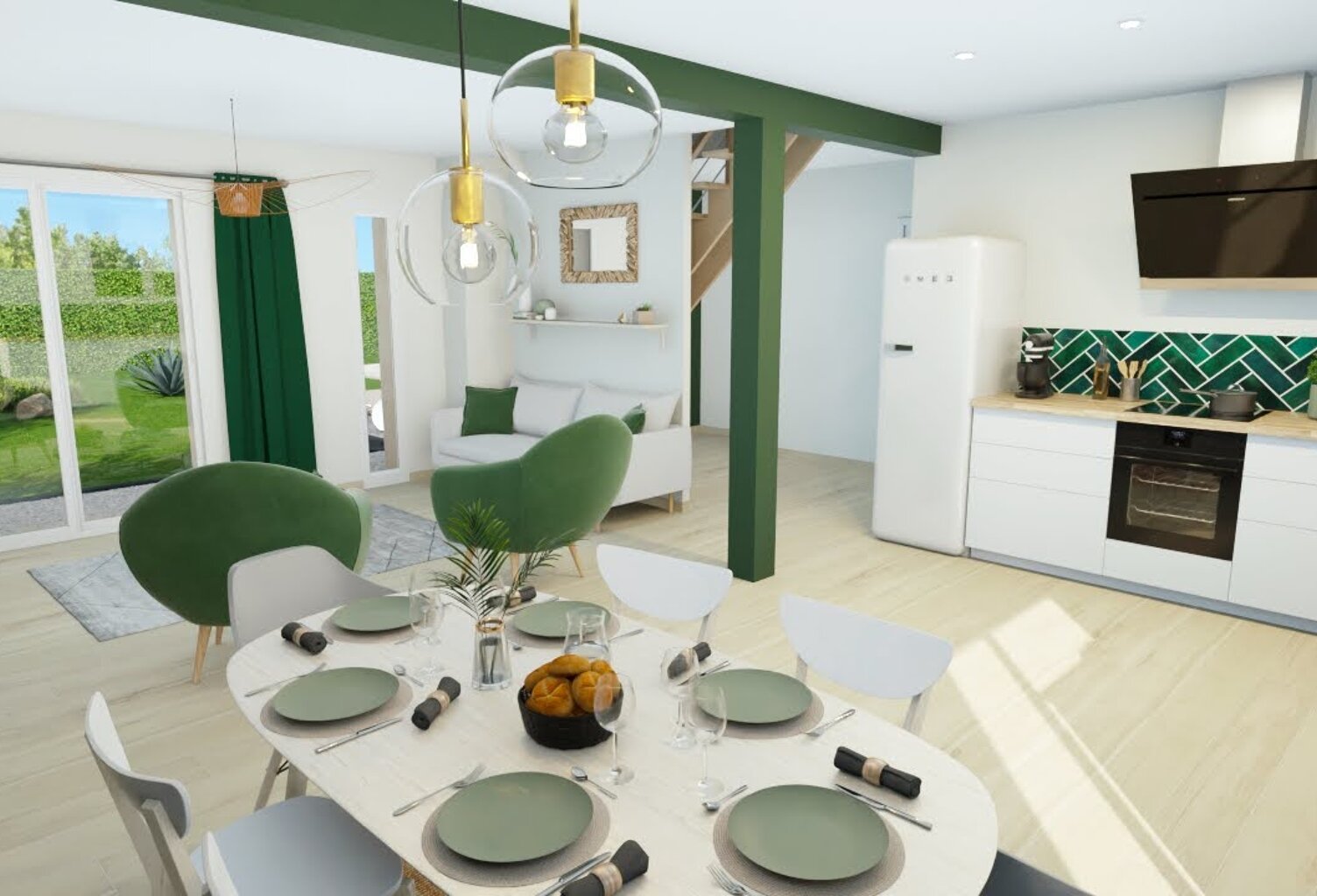 Maison neuve 3 chambres garage et jardin — photo 1