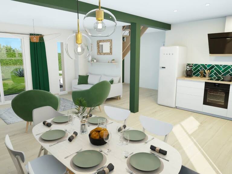 Maison neuve 3 chambres garage et jardin — photo 1