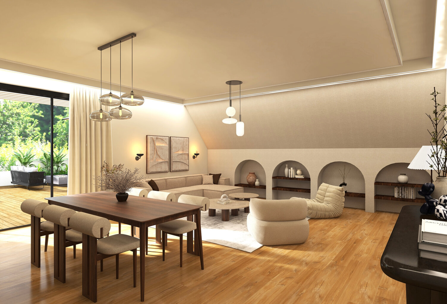 DUPLEX T5 STYLE VILLA SUR LE TOIT AVEC UNE TERRASSE DE 67M2 — photo 1