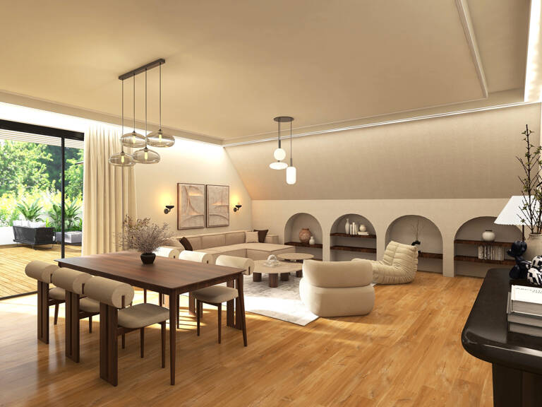 DUPLEX T5 STYLE VILLA SUR LE TOIT AVEC UNE TERRASSE DE 67M2 — photo 1