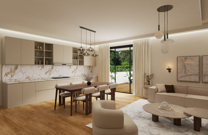 DUPLEX T5 STYLE VILLA SUR LE TOIT AVEC UNE TERRASSE DE 67M2 — photo 2
