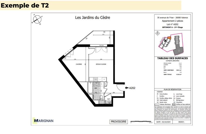 Valence, appartement T2 avec balcon et parking ! — photo 2