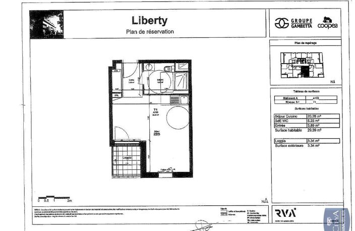 Location appartement 1 pièce 29 m² à Tours (37100) — photo 2