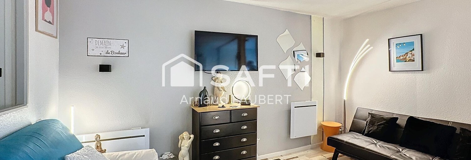 Appartement 1 Pièce 26 m² à vendre à Gruissan (11430)