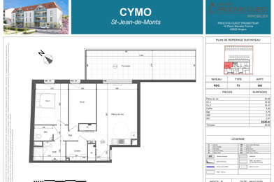 Appartement 3 pièces 236000 €