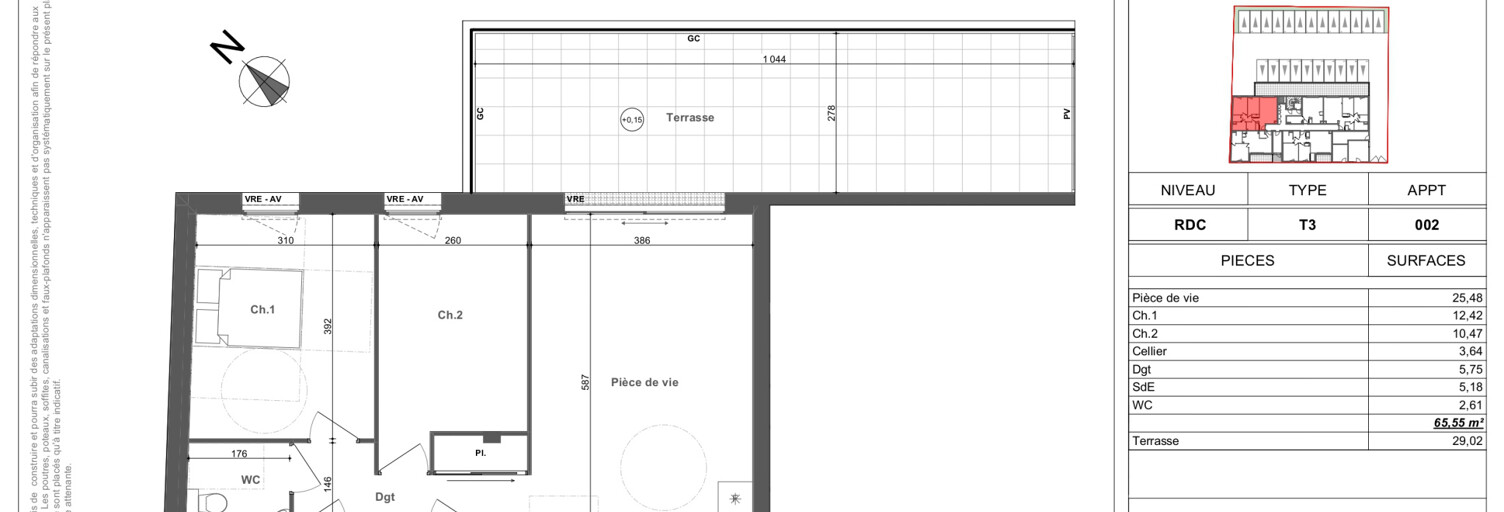 Appartement 3 Pièces 65 m² à vendre à Saint-Jean-de-Monts (85160)