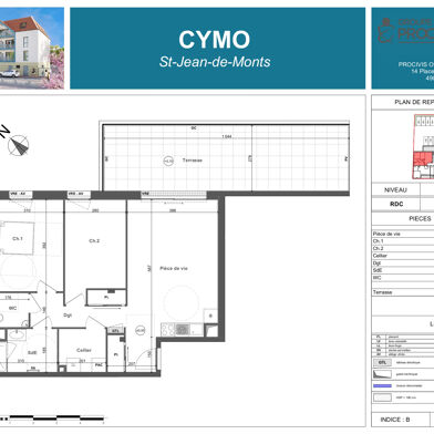 Appartement 3 pièces 236000 €