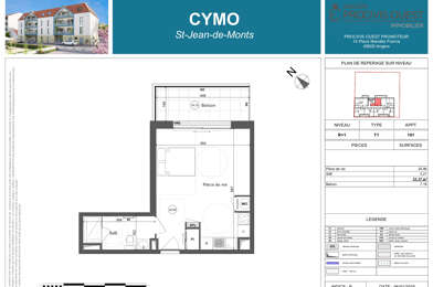 Appartement 1 pièces 134000 €