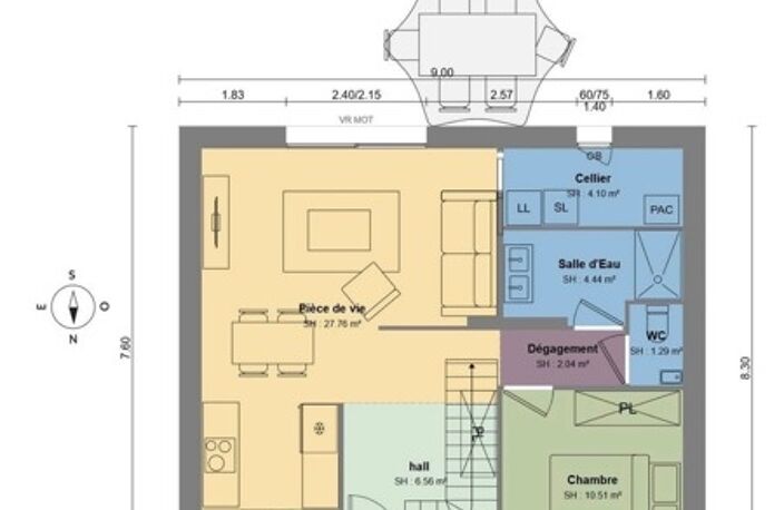 Vente terrain  550 m² Breuil-Bois-Robert (78930) — photo 3