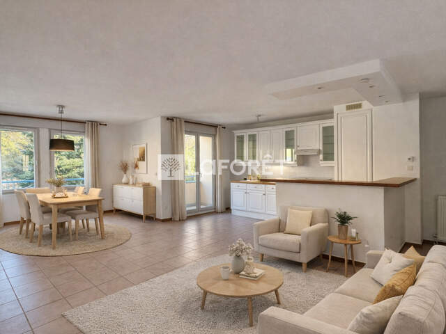 Appartement Sain Bel 3 pièce(s) 73 m2 + Jardin + Box — photo du bien