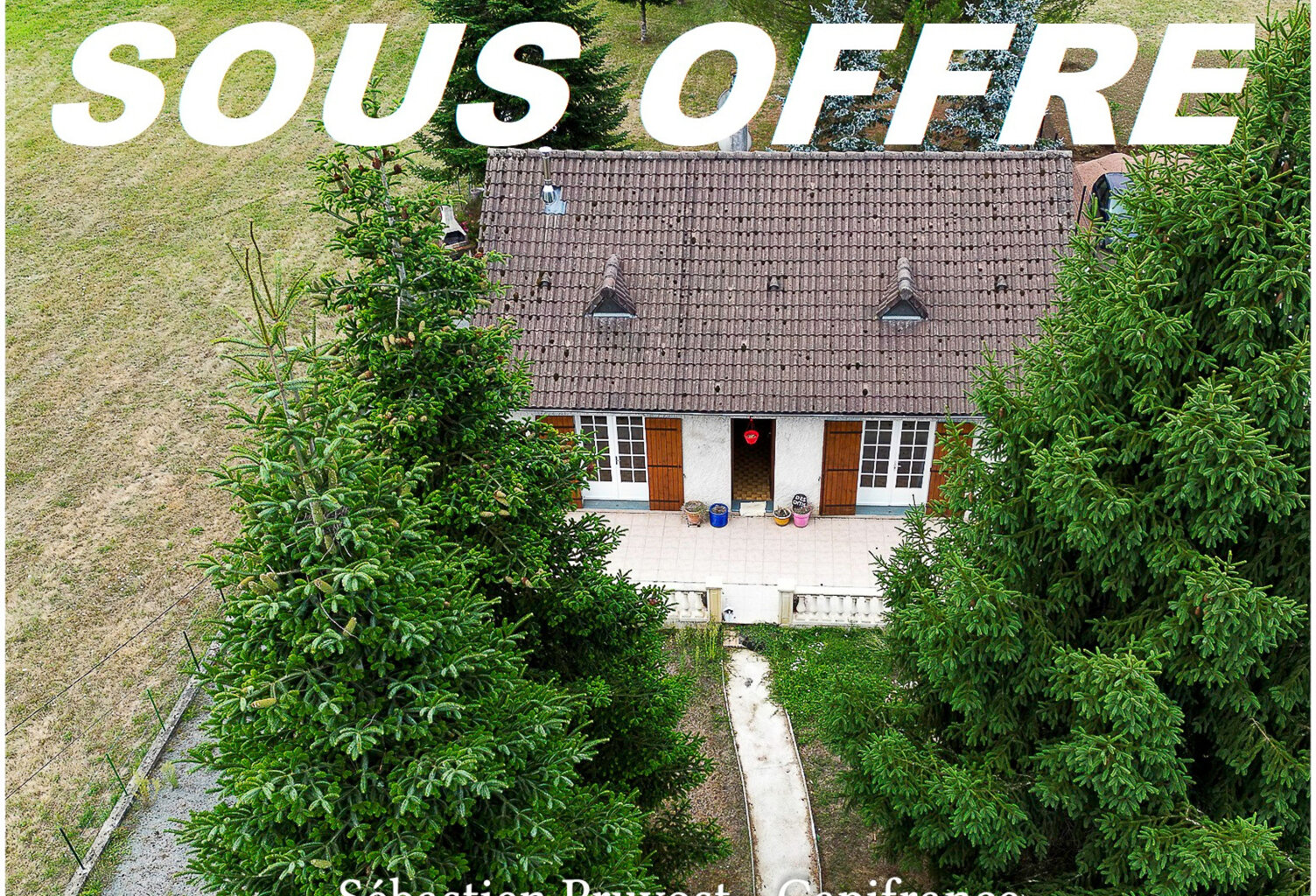 Maison à vendre 4 pièces SAINT PARDOUX LA RIVIERE (24), maison P3, terrain 2158m2, accès petit cours d'eau, 2 chambres — photo 1