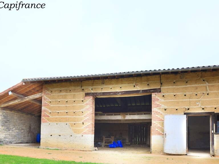 Bâtisse à vendre 5 pièces + abris proche de MEZERIAT (01) terrain 1320m² constructible — photo 1