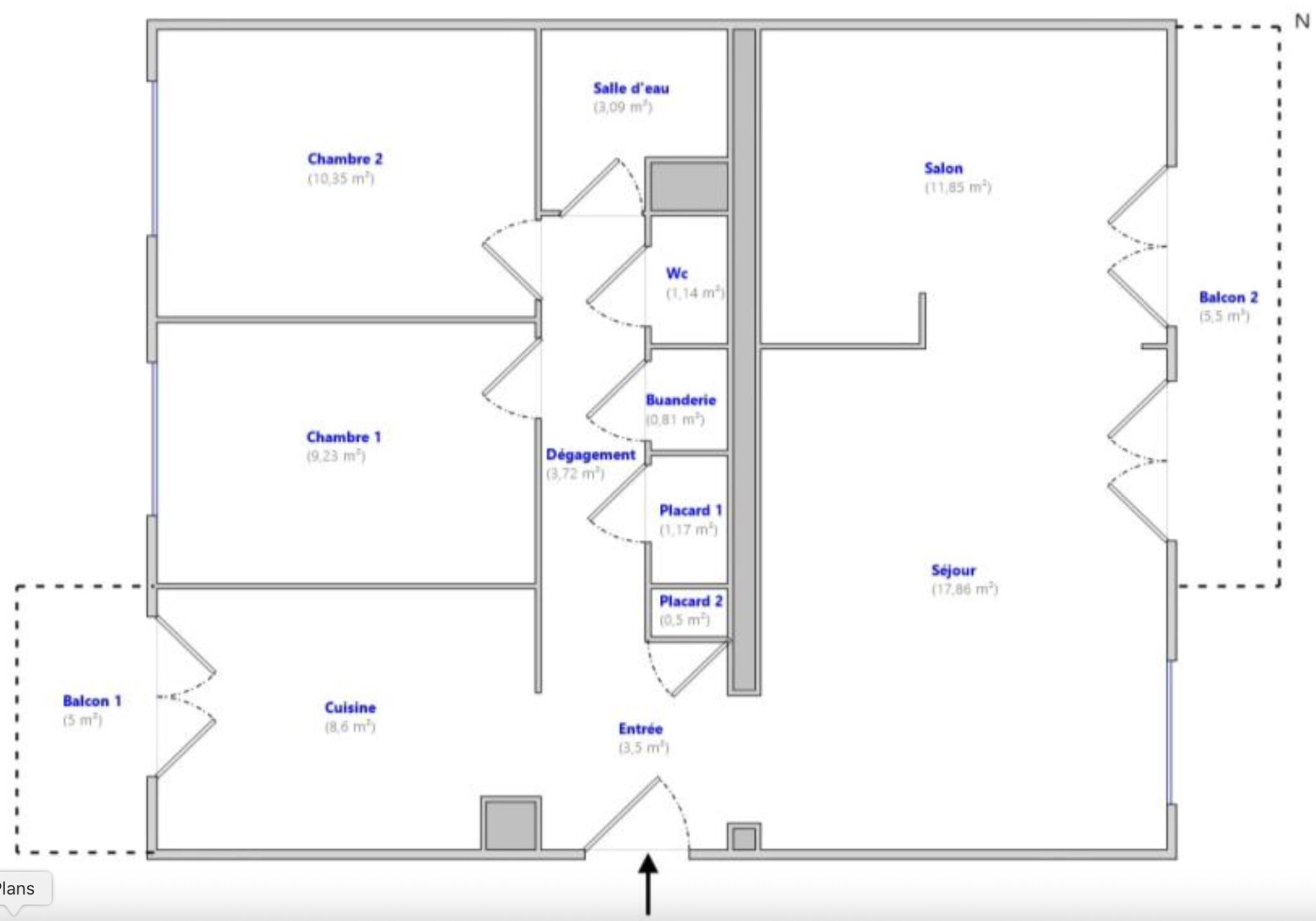 EXCLUSIVITÉ - Bel appartement avec balcon, 3 chambres, dans