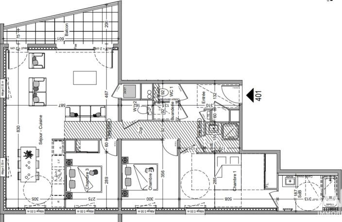 Vente Appartement 4 pièces — photo 4