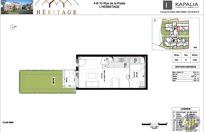NOUVEAUTE / APPARTEMENT / L HERMITAGE / 28M² HABITABLES / PLACE DE PARKING PRIVATIVE — photo 4